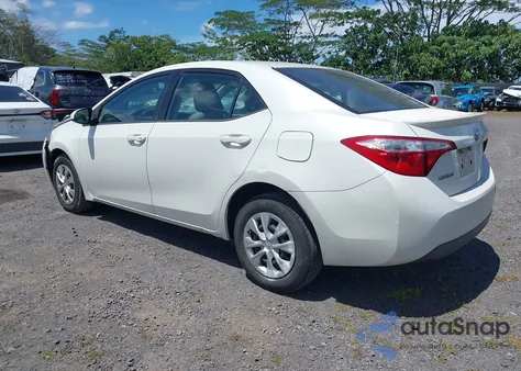 2016 Toyota Corolla Le Eco из США, поврежденный, VIN 5YFBPRHE2GP382251